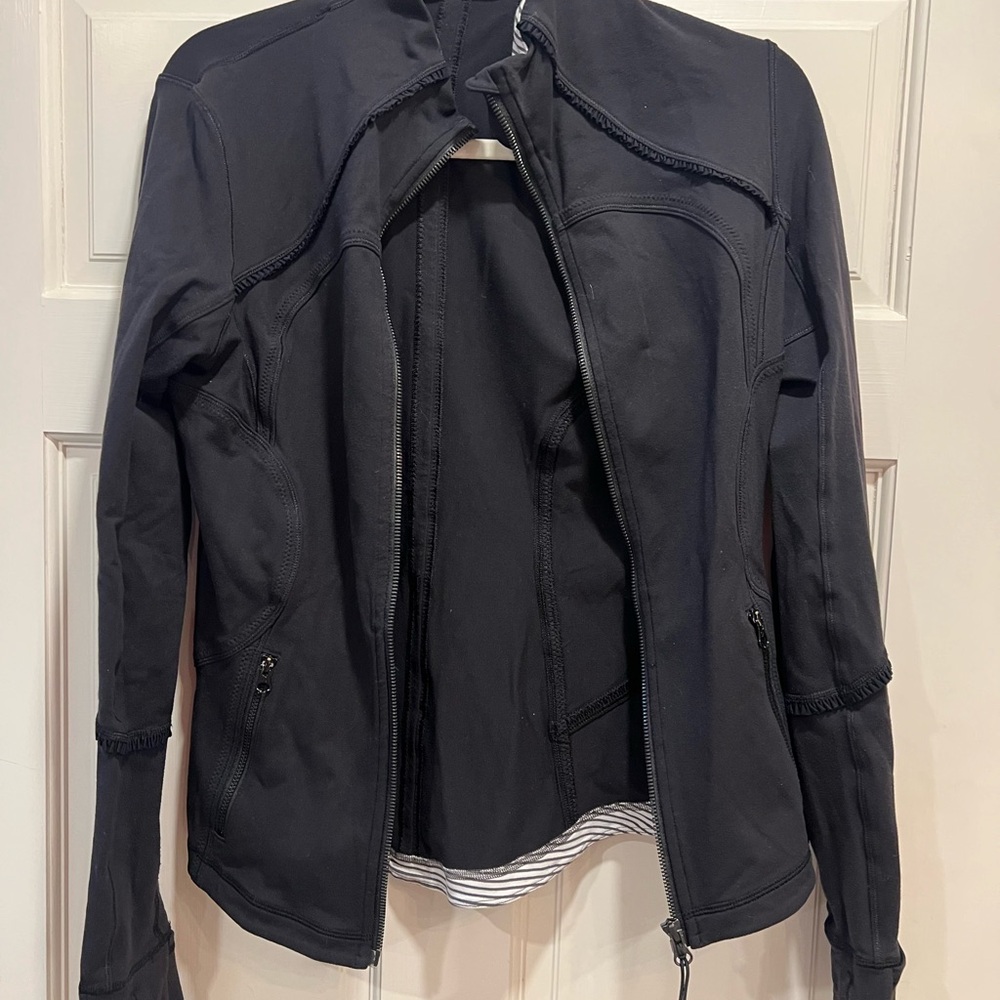 Lululemon Athletica Black Utility Jacket Streamlined Design